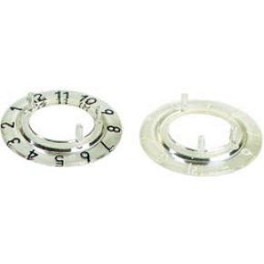 Image of Dial For 21mm Button (transparent - White 10 Digits)