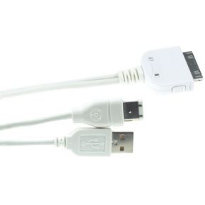 Image of Y-kabel - Dock Connector Naar Usb 2.0 + Firewire Voor Ipod
