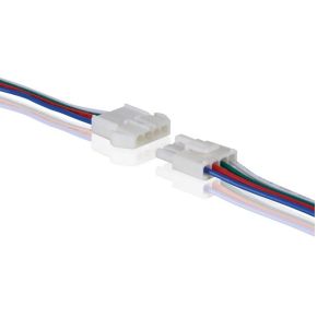 Image of Connector Voor Rgb Ledstrip - Met Kabel (mannelijk-vrouwelijk)
