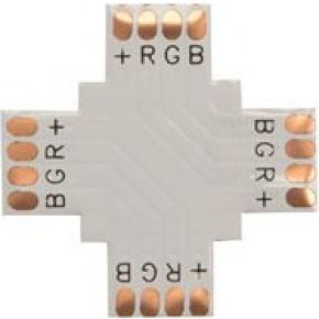 Image of Flexibele Pcb Connector - +-vorm - 10 Mm - Rgb Kleur