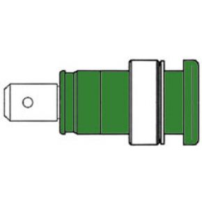 Image of Geisoleerde Inbouwbus 4mm, Aanraakveilig / Groen (seb 2620-f6,3)