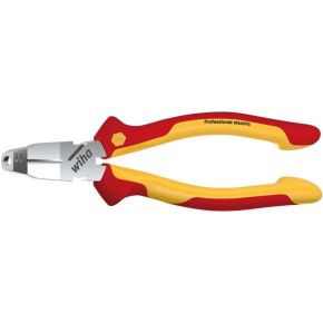 Image of VDE/GS INSULATED TRICUT STRIPPING INSTALLATION PLIERS - WIHA - Z14106