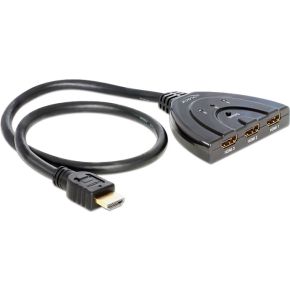 Image of 3-Poorts HDMI Splitter en schakelaar - Delock