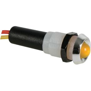 Image of Led Lamp 5v Geel - Chromen Behuizing
