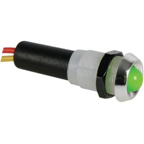 Image of Led Lamp 5v Groen - Chromen Behuizing