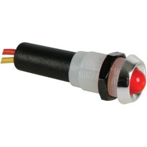 Image of Led Lamp 5v Rood - Chromen Behuizing