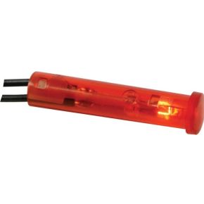 Image of Ronde 7mm Signaallamp 12v Rood
