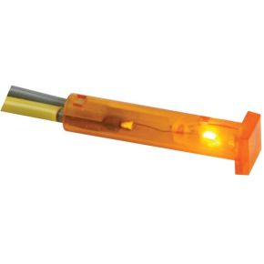 Image of Vierkante Signaallamp 7 X 7mm 220v Oranje