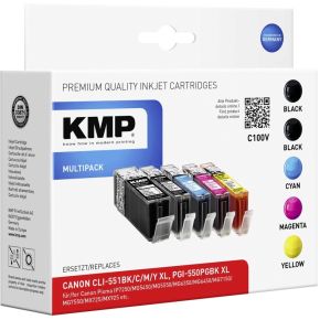Image of KMP C100V multipak compatibel met Canon PGI-550/CLI-551 XL