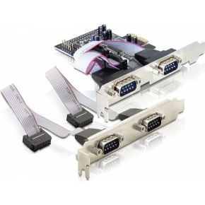 Image of DeLOCK 4 x serial PCI Express card