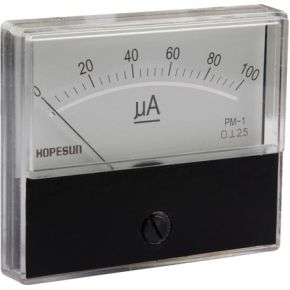 Image of Analoge Paneelmeter Voor Dc Stroommetingen 100µa Dc / 70 X 60mm