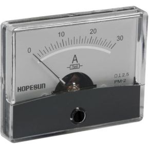 Image of Analoge Paneelmeter Voor Dc Stroommetingen 30a Dc / 60 X 47mm