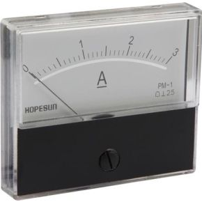 Image of Analoge Paneelmeter Voor Dc Stroommetingen 3a Dc / 70 X 60mm