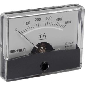Image of Analoge Paneelmeter Voor Dc Stroommetingen 500ma Dc / 60 X 47mm
