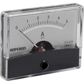 Image of Analoge Paneelmeter Voor Dc Stroommetingen 5a Dc / 60 X 47mm