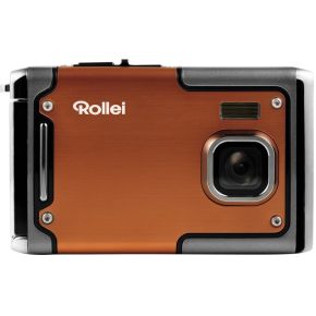 Image of Rollei SPORTSLINE 85 Digitale camera 8 Mpix Oranje Full-HD video-opname, Schokbestendig, Onderwatercamera