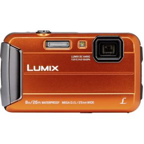 Image of Panasonic DMC-FT30EG-D Digitale camera 16.1 Mpix Oranje Onderwatercamera, Vorstbestendig, Spatwaterdicht, Schokbestendig