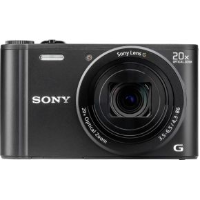 Image of Sony Cyber-Shot DSC-WX350B Digitale camera 18.2 Mpix Zwart Full-HD video-opname, WiFi