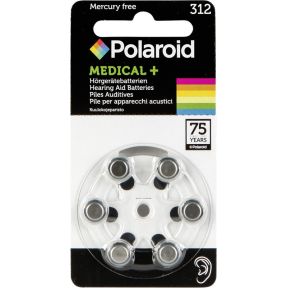 Image of 10x6 Polaroid Zinc-Air 312 hoorapparaat batterije