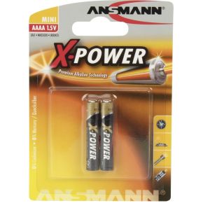 Image of 1x2 Ansmann Alkaline AAAA X-Power