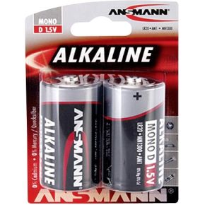 Image of 1x2 Ansmann Alkaline Mono D LR 20 red-line