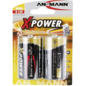 Image of 1x2 Ansmann Alkaline Mono D LR 20 X-Power