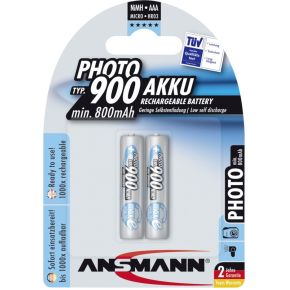 Image of 1x2 Ansmann maxE NiMH Accu 900 Micro AAA 800 mAh FOTO