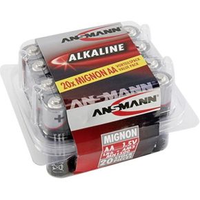 Image of 1x20 Ansmann Alkaline Mignon AA LR 6 red-line Box
