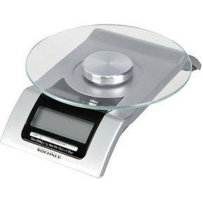 Image of Soehnle Digitale keukenweegschaal Style Zilver-zwart 65105