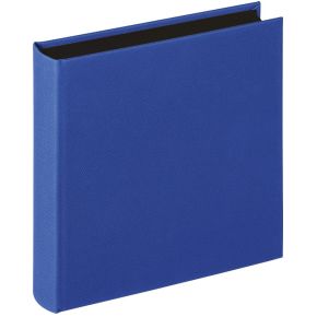 Image of Walther Lino blauw 26x25 80 zwarte pagina's FA223L