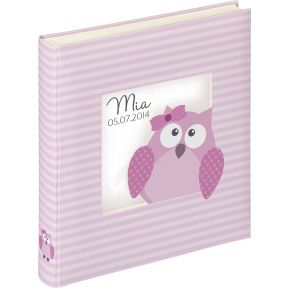 Image of Walther Owlet 28x30,5 50 pagina's Baby roze UK116R
