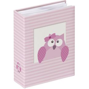 Image of Walther Owlet Girl roze 10x15 200 foto's Baby Memo ME118R
