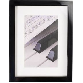 Image of Henzo Piano black 13x18 Wooden Portrait Frame