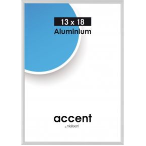 Image of Nielsen Accent 13x18 aluminium zilver mat 53224
