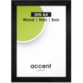 Image of Nielsen Accent Magic 21x29,7 hout zwart DIN A4 9721004