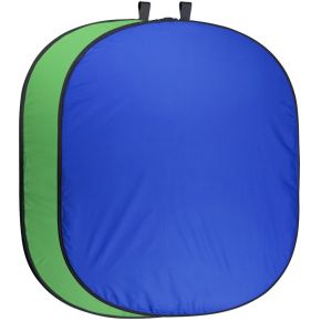 Image of walimex pro achtergronddoek groen/blauw 150x210cm