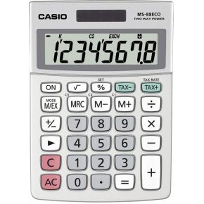 Image of Casio Casio tafelrekenmachine MS-88ECO 103 x 30,7 x 145 mm 8-cijferig MS-88ECO