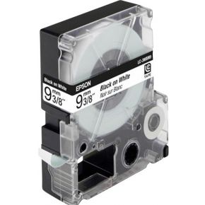 Image of Epson LC-3 WBN 9 standaard zwart op wit 9 mm