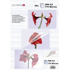 Image of 1x25 Olympia lamineerfolie DIN A2 175 micron 9184