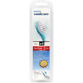 Image of Opzetborstel voor elektrische tandenborstel Philips Sonicare Sonicare for Kids 4+ 4 stuks Lichtgroen, Wit