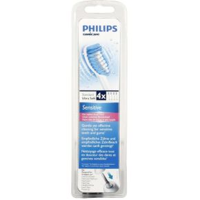 Image of Opzetborstel voor elektrische tandenborstel Philips Sonicare HX6054 Sensitive 4 stuks Wit