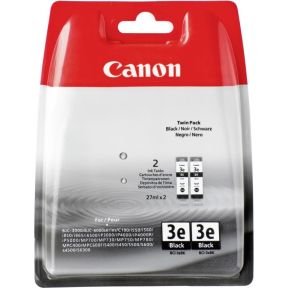 Image of Canon BCI-e 3 BK Zwart Twin Pack