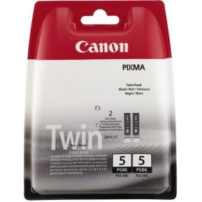 Image of Canon Ink Cartridge Pgi-5 Black Twinpack Blist