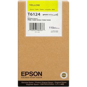 Image of Epson ink cartridge yellow T 611 110 ml T 6114