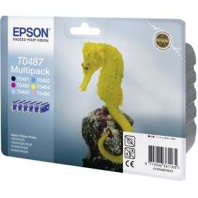 Image of Epson Ink Cartridge T0487 Multipack T0481/82/8
