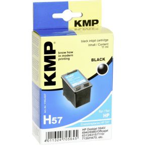 Image of KMP H57 Inktpatroon zwart compatibel met HP C 9364 EE