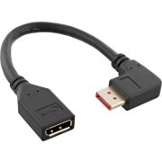 InLine 17159R DisplayPort kabel 0,15 m Zwart