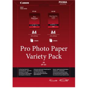 Image of Canon VP-101 Pro Photo Paper Variety Pack A 4 2x5 Vel