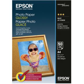 Image of Epson Photo Paper Glossy A 4 50 Sheets 200 g