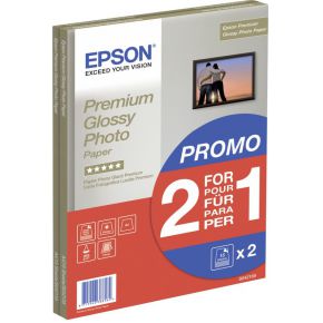 Image of Epson Premium Glans Photo Paper A 4. 2x 15 Bl.. 255 g S 042169
